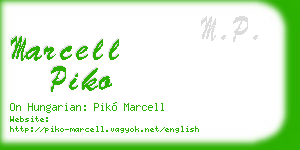 marcell piko business card